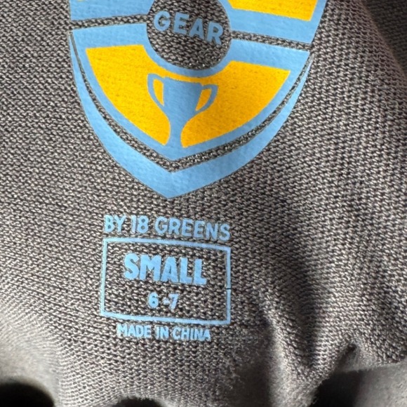18 Greens Future Champions Gear NWT Juniors‎ Size S (6-7) Gray Long Sleeve Tee - Picture 3 of 7
